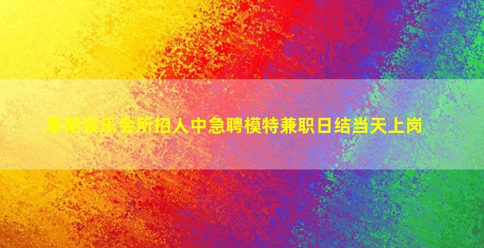 丽水酒吧招聘
